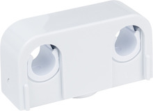 Rörklämma Vit Ø10-16 mm Dubbel 2-pack Faluplast